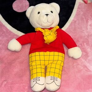 Vintage 1992 Rupert Stuffed Animal